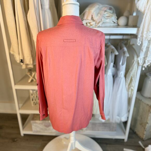 Erin London sz. Medium 100% silk pantsuit coastal,summer, demure 2-pc #3717, 18 - Picture 7 of 13